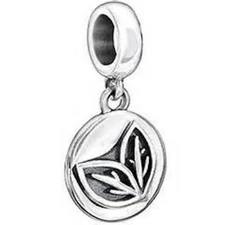 New Chamilia Soul Charm Collection ~LIVE & GROW~ Sterling Bead Dangle 2010-3149