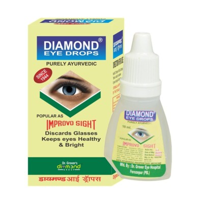 Diamond Eye Drop 10ML Bottle Refreshes and Relaxes Eyes