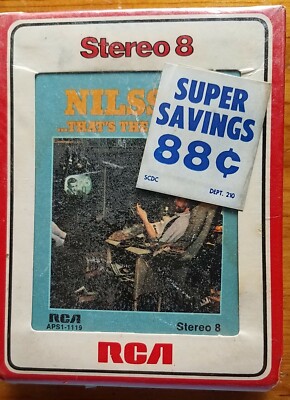 Nilsson That's The Way It Is Factory Sealed 8-track