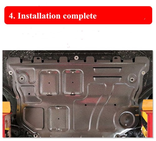 Fit Honda CR-V12-14 2.0L/2.4L Black Engine Splash Guard Guard Under Cover Guard - Foto 10 di 11