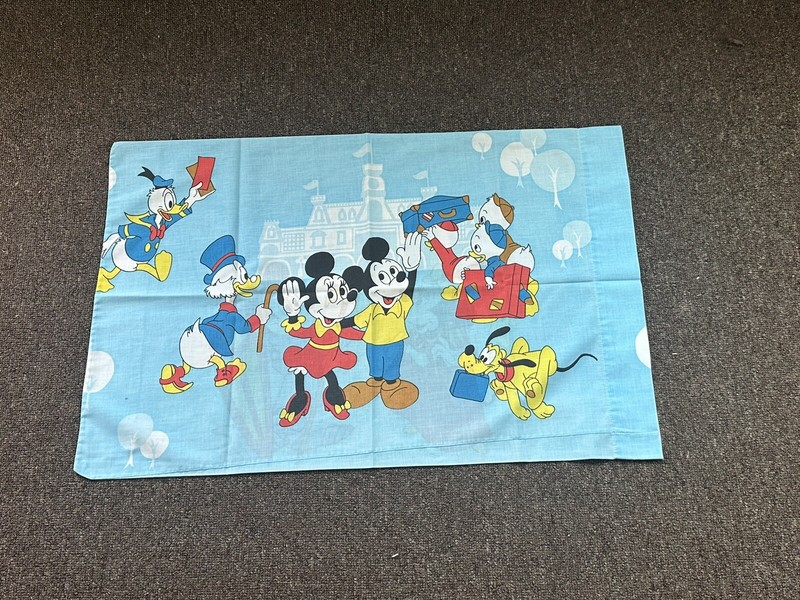Vintage Pacific Walt Disney DisneyLand Standard Pillow Case Mickey Minnie +