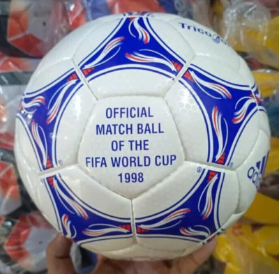 Tricolore Equipment Soccer Match Ball FIFA World Cup 1998 Football