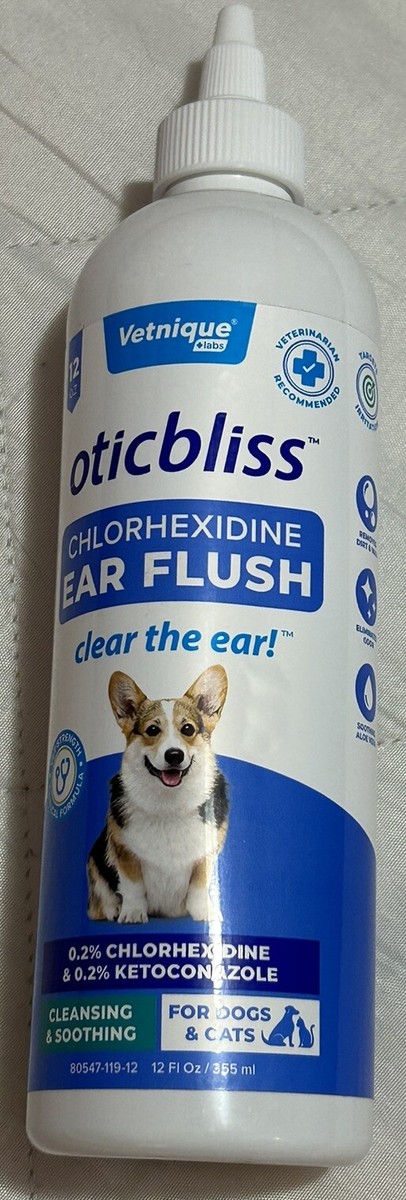Vetnique Oticbliss Medicated Dog Ear Infection Treatment
