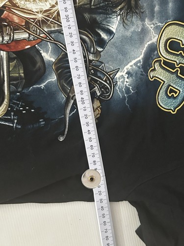 UNISEX OZ ROCK CLOTHING CO VINTAGE Size LARGE Shut Up and Ride Motorbike T Shirt - Picture 6 of 7