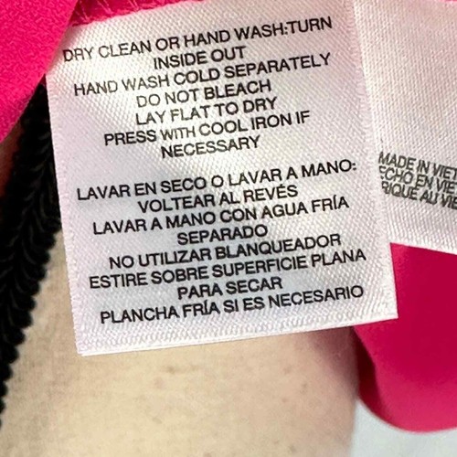 Anne Klein Langarmbluse mit Bindekragen - Hot Pink - Gr. XS - Bild 7 von 10