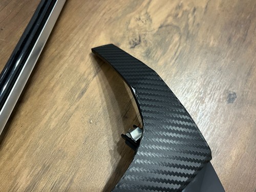 Tablero interior BMW X5 X6 F15 F16 OEM embellecedor cubierto con película de carbono RHD 2 piezas - Imagen 4 de 14
