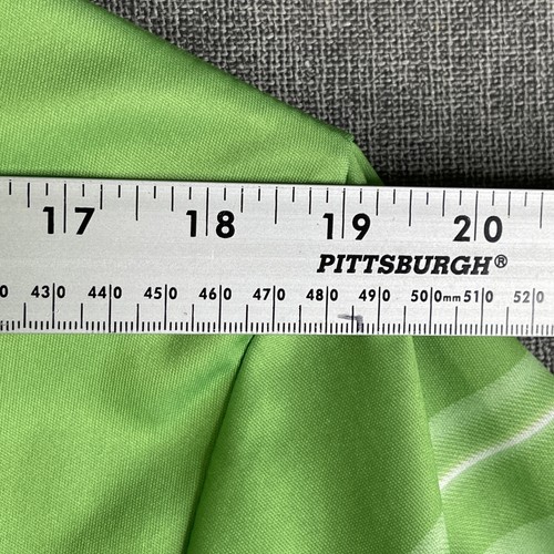 PGA TOUR Polo Golf Shirt Mens M Green Striped Short sleeved Polyester SS1 - Picture 8 of 10