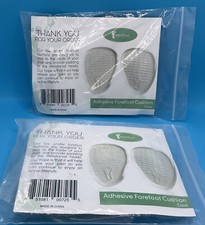 mintfoot Clear Metatarsal Pads, 2 Prs Per Pack/ Lot Of 2 / 4 Prs Total, One Size