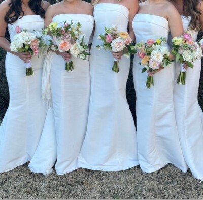 amsale bridesmaid dresses near me Gold Bridesmaids Riley A-Line Long Best Chiffon Bridesmaid Dresses main image 1