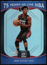 2021/22 Panini Prizm JIMMY BUTLER OPTIC UPDATE 75 YEARS OF THE NBA PRIZM #31