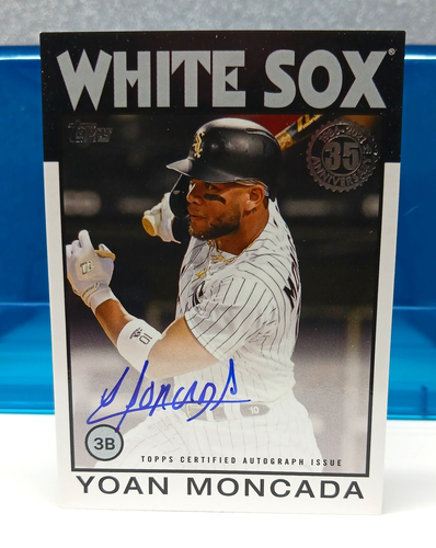 2021 Topps '86 Topps Autographs #86AYMO Yoan Moncada Auto