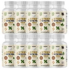 Steel Bite Pro Nutritional Support for Gum & Dental Health Supplement, 10 Packs