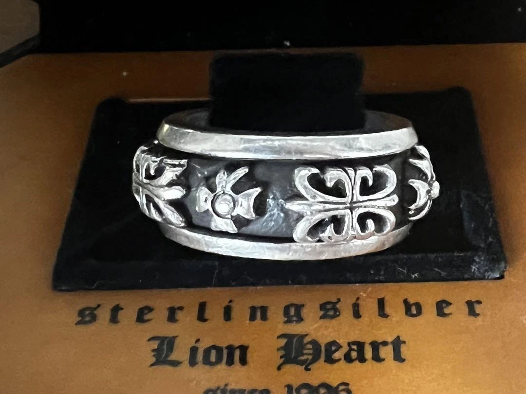 Used 90s A&G wide cross bund spinner ring925 Japan | eBay