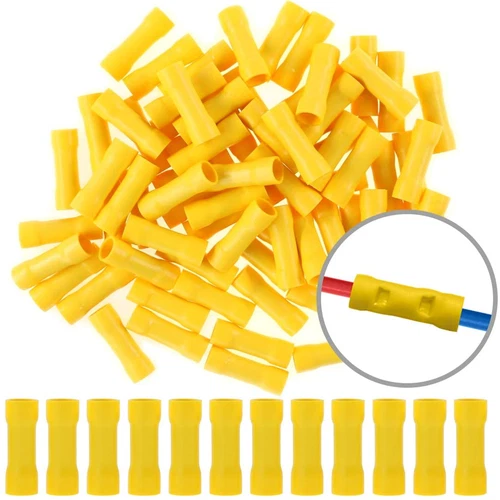 PVC Stoßverbinder Isoliert 0,1 - 6,0 mm² Kabelverbinder Quetsch Verbinder - Bild 6 von 12
