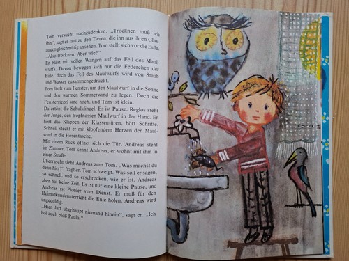 Schuleule Paula, DDR Bilderbuch, Konrad Golz - Bild 6 von 6