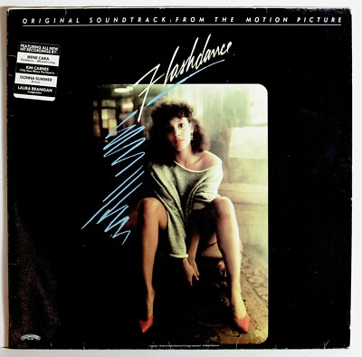 VARIOUS ''Flashdance - Original Soundtrack''  Vinyl LP  (1983)   [NM/VG+]  cleaned