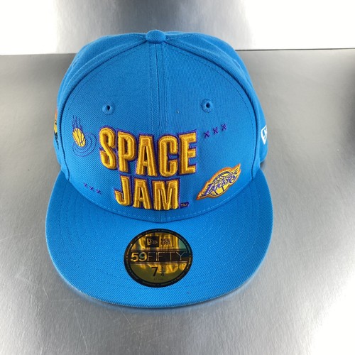 New Era LA Lakers Space Jam Tune Squad" 59Fifty Men's Fitted Hat Pantone Blue - Picture 2 of 12