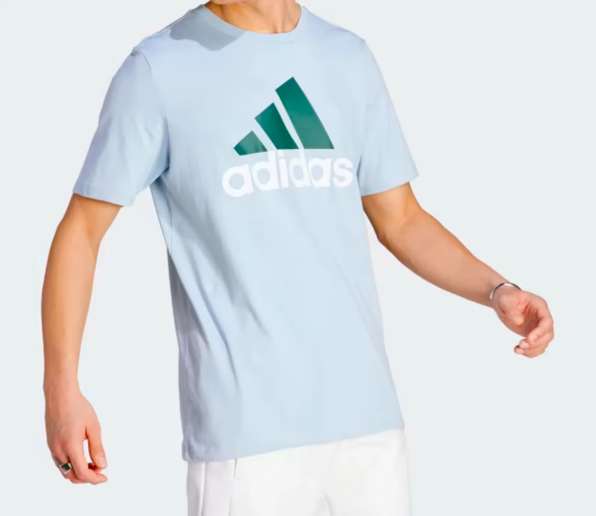 NEW MENS ADIDAS ORIGINALS BADGE OF SPORT TEE SHIRT ~SIZE LARGE #IJ8576 BLUE  | eBay