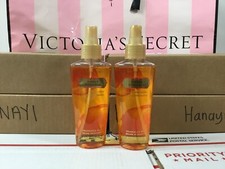 VICTORIA'S SECRET AMBER ROMANCE FRAGRANCE MIST 4.2 OZ SET OF 2 NO CAP/COVER