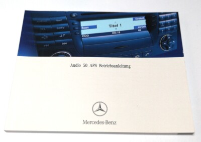 Original Becker Mercedes-Benz Audio 50 APS  Bedienungsanleitung Radio Rarität