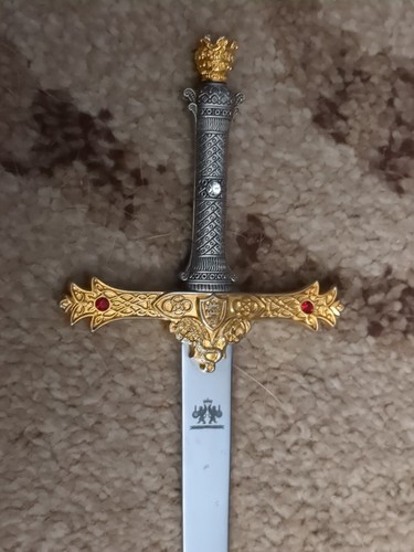 King Arthur’s Excalibur Replica Letter Opener Paper Weight 10” - Picture 4 of 5