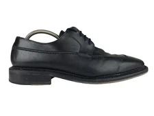 Bachrach Mens Black Banderas Leather Classic Split Toe Derby Dress Shoes US 12M