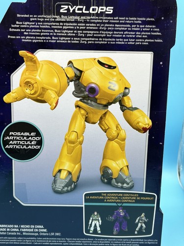 Lotto di 2 action figure Disney Pixar Lightyear 12 pollici Zurg & Zyclops - Foto 4 di 6