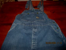 OshKosh B'Gosh Mens  Vintage Size 42 Union Made Sanforized Vestbak Overalls USA
