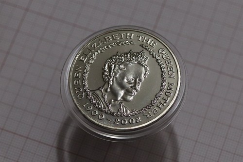 🧠🇬🇧 UK GB 5 POUNDS 2005 UNC QUEEN MOTHER B75 ZC36