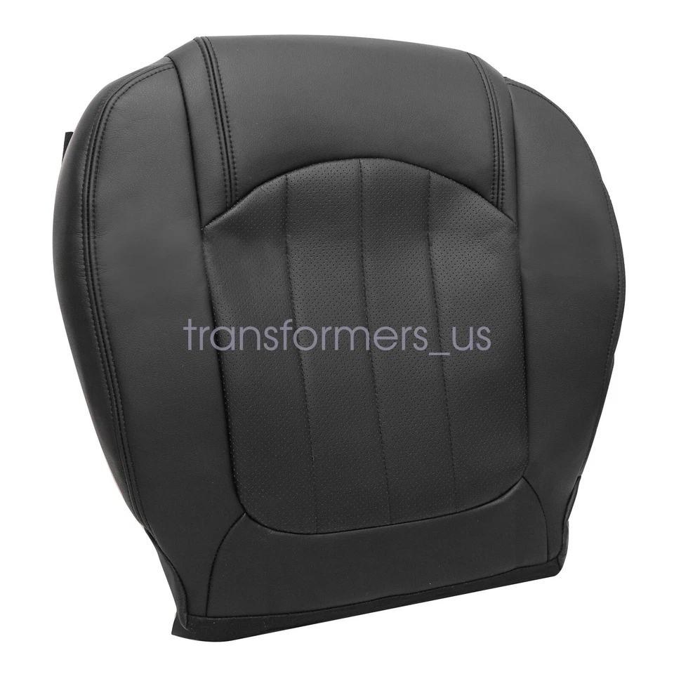 Черный перфорированный кожаный чехол на сиденье с обеих сторон для GMC Acadia 2008-2012 годов выпуска - Изображение 4 из 4