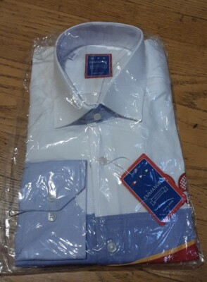 patriots dress shirt Men's Cutter & Buck Light Blue New England Patriots Big Tall Stretch Oxford Stripe Tri-Blend Long Sleeve Dress Shirt