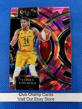2024 #184 Tamika Catchings Panini WNBA Select Premier Pink Ice Prizm Fever