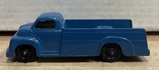 Vintage Tootsietoy 1950's Pickup Truck, Blue, 4.25" long