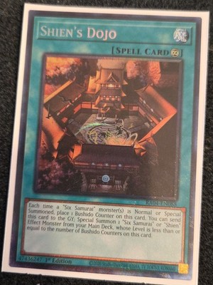 Shien's Dojo 1st Edition Prismatic Collector's Rare RA04-EN088 Yu-Gi-Oh!