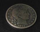 1915 Barber Half Dollar