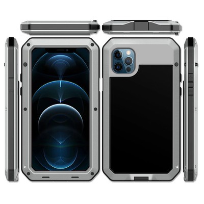 Robuste stoßfeste Metall Aluminium Hülle für iPhone 7-16 Pro Max robuste Hülle