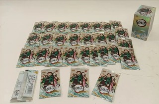 Demon Slayer Kimetsu no Yaiba Sealed 1 opened Trading Card Packs Large Bundle