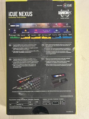 Corsair iCUE NEXUS Virtual Touch Screen Device for sale online | eBay