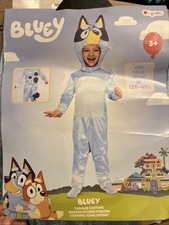 Disneys Bluey Childrens TV Show Dog Cartoon Toddler Halloween Costume 3-4T M