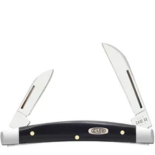 CASE XX KNIVES SMALL CONGRESS - SMOOTH BLACK SYNTHETIC 2268 SS (22809) POCKET KN