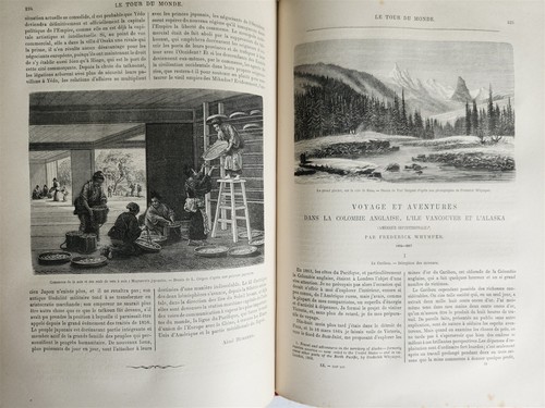 1869 HISTORY VOYAGES ILLUSTRATED antique NEW ZEALAND CEYLON SRI LANKA INDIA USA - Picture 6 of 24