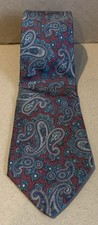 VTG Robert Talbot Multicolor Paisley Italian Silk Tie USA