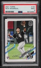 2021 Topps Nick Madrigal (Black Jersey) #197 PSA 9 MINT 07yc