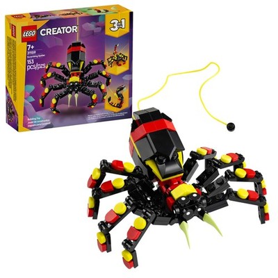 LEGO Creator 3 in 1 Wild Animals Surprising Spider Toy - Building Toy with 3 ...