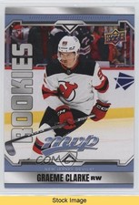 2024-25 Upper Deck MVP SP Rookies Graeme Clarke #225 READ 1d0j