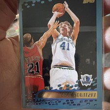 Topps 2001 Dirk Nowitzki #49 Dallas Mavericks Vintage NBA Basketball Card