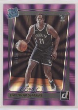 2021 Panini Donruss Rated Rookie Holo Purple Laser /99 Day'Ron Sharpe #215 5ov