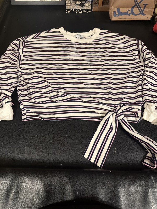 Kenzie Jeans Shirt Long Sleeve Size L