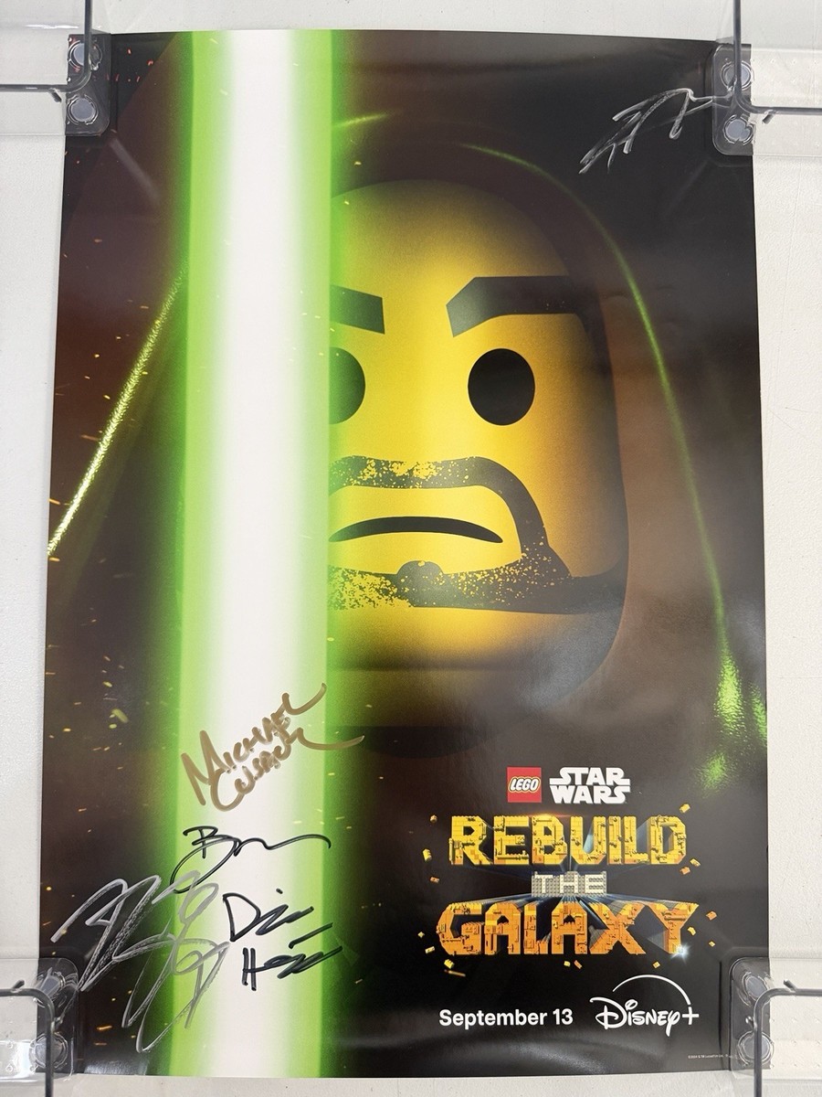 SDCC 2024 Poster Lego Star Wars Rebuild the Galaxy Hand Signed | eBay
