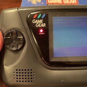 1992 Sega Game Gear Core System Blue Box & Tray parts or repair manual poster 